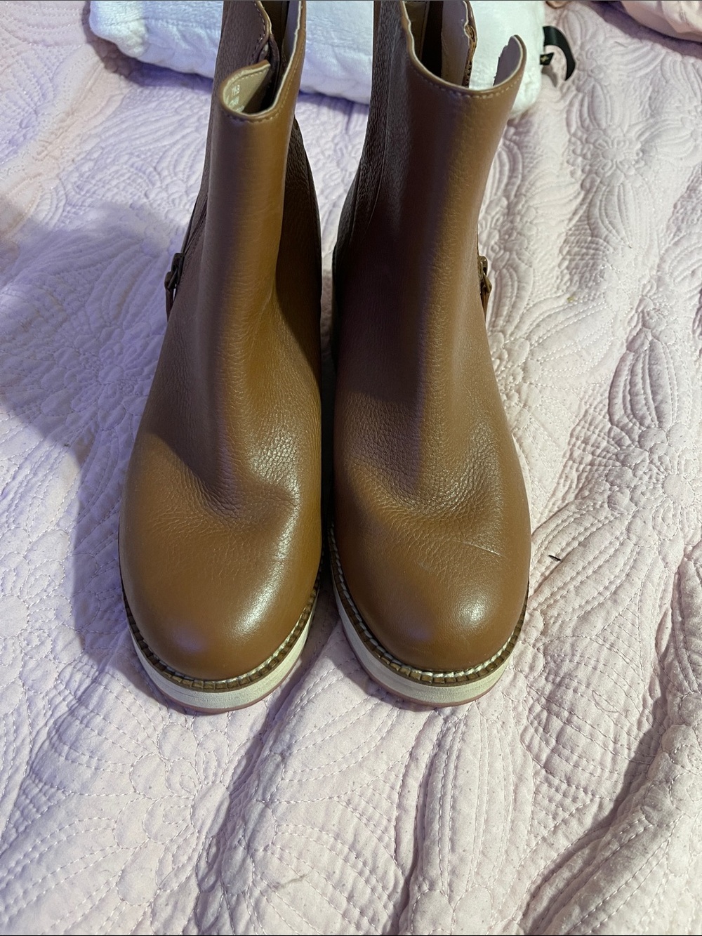Cole Haan Brown Leather Ankle Boots